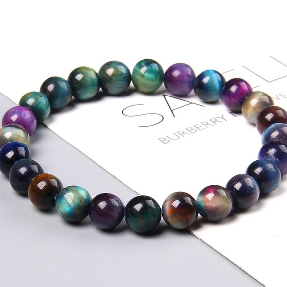 Amazing Tiger’s Eye 8 mm ✨Charged✨ bracelet - Picture 4 of 6